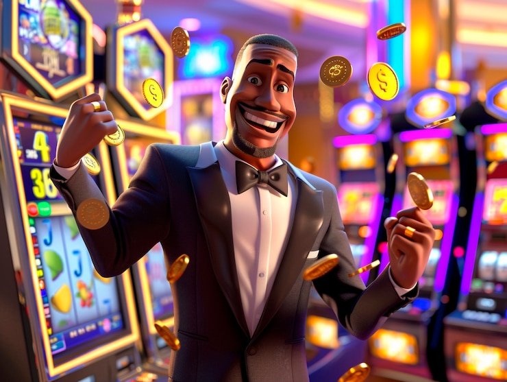 Reactoonz grid-based slot game interface on alpha777 platform